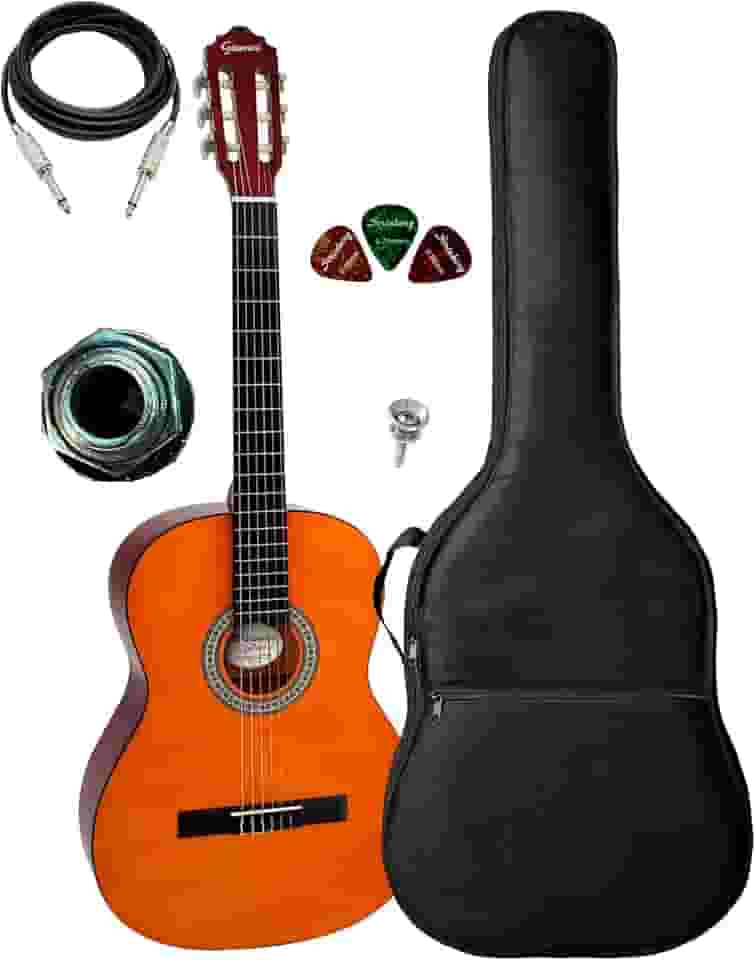 Violão Elétrico Giannini Nylon Start N14 Natural + Capa Luxo