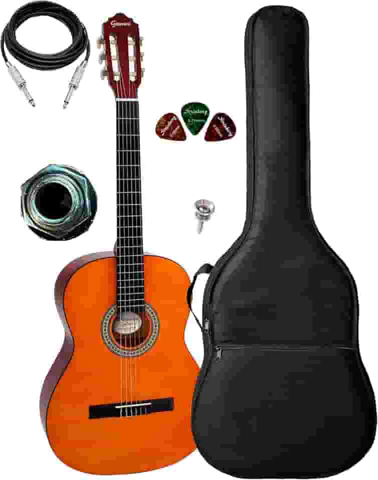 Violão Elétrico Giannini Nylon Start N14 Natural + Capa Luxo