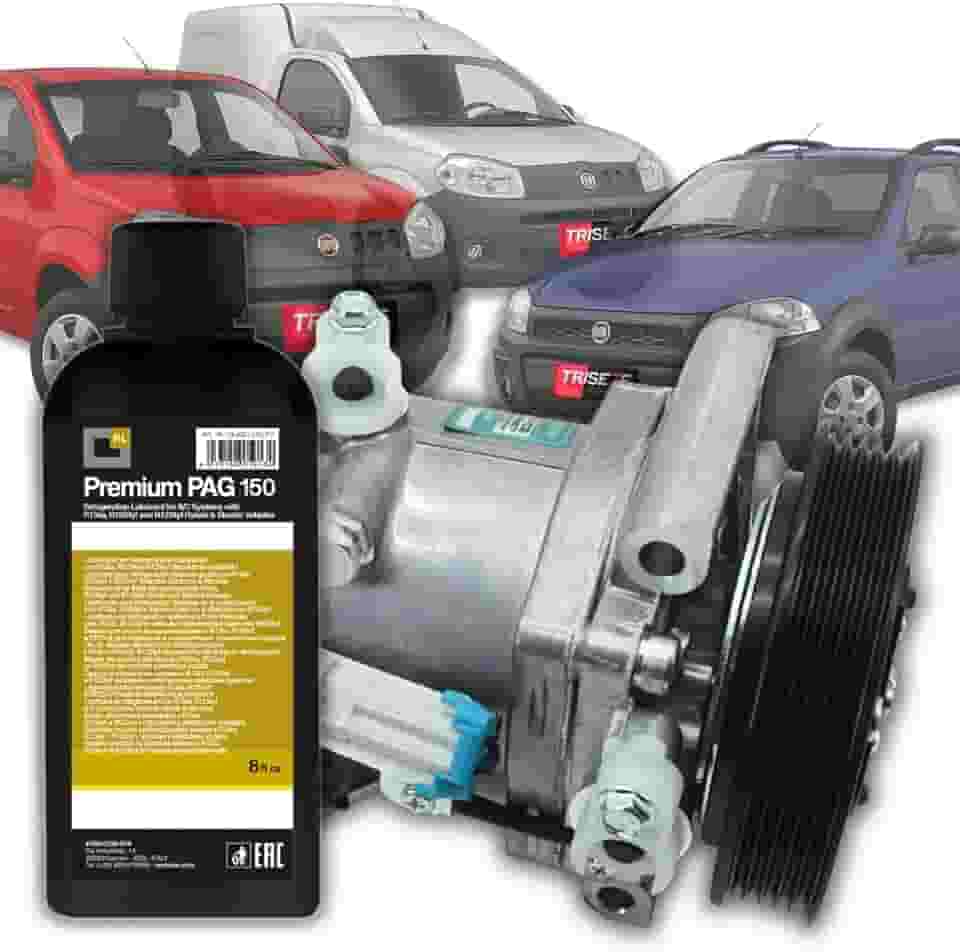 Compressor Palio Uno Fire Strada Siena Modelo Calsonic 2005 2006 2007 2008 2009 2010 2012 2013 2014 2015 2016 2017 2018 2019 2020