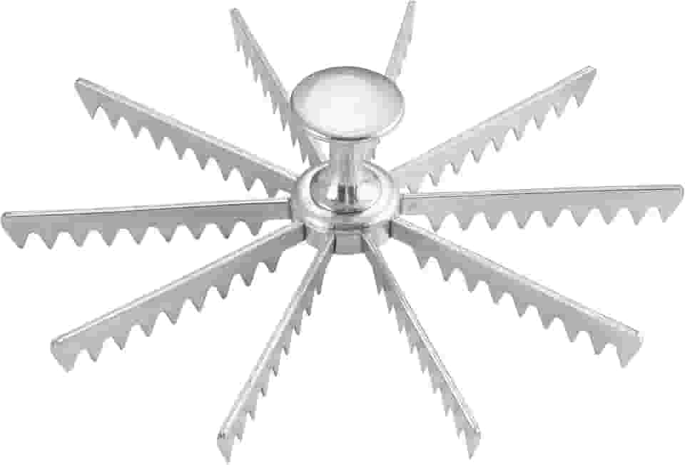 Winware Marcador de torta e bolo de alumínio com 10 cortes