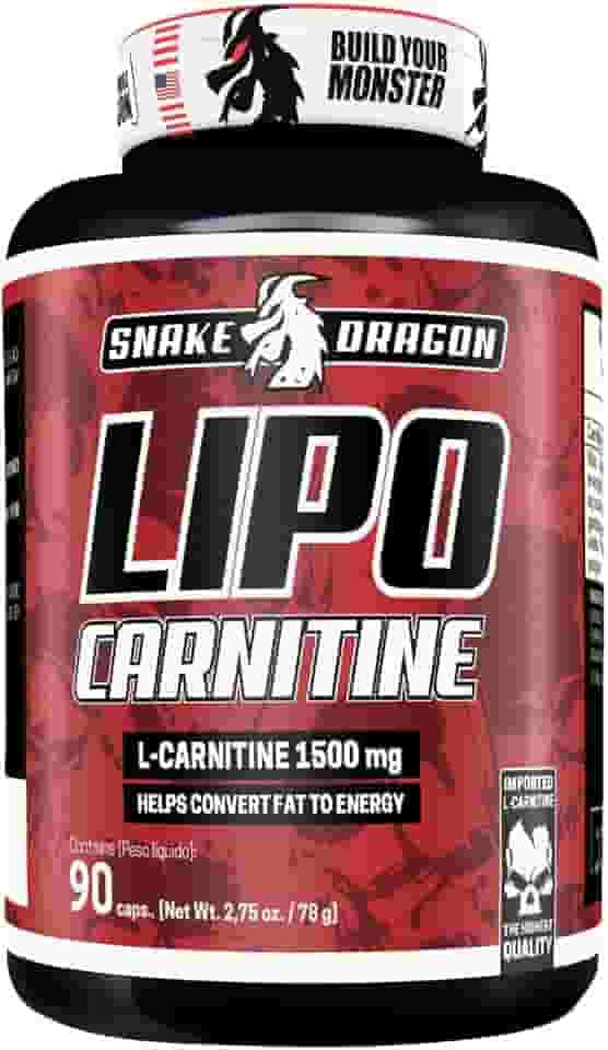 L Carnitine 1500mg Lipo Carnitina Pote 90 Capsulas 100% Pura Concentrado Importado Original