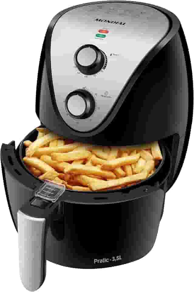 Fritadeira Sem Óleo Air Fryer 3,5L, Mondial, Preto/Inox, 1500W, 110V - AF-30 I