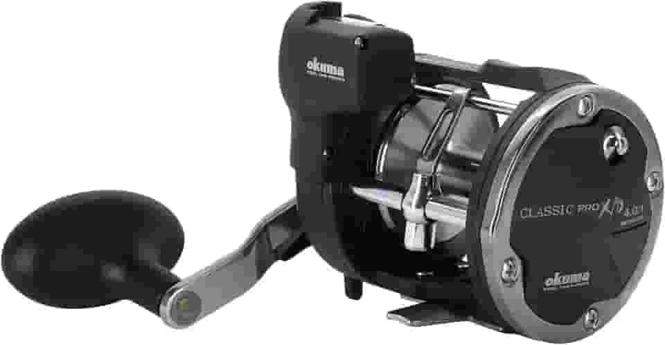 Carretilha Pesca Perfil Alto Okuma Classic Pro XPD-30 2 Rol. 4.0:1 Drag 7Kg Manivela: Esquerda