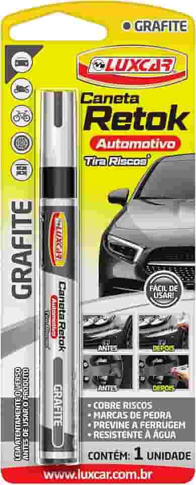 Luxcar Caneta Retok Automotivo Tira Riscos - Grafite