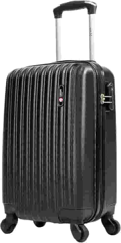 Mala de viagem bordo pequena 10kg Londres Swiss Move Preto