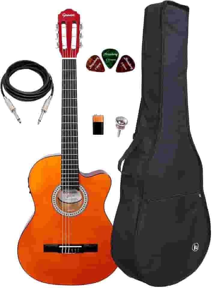Violão Giannini Start Nf-14 Ceq Natural + Capa Reforçada