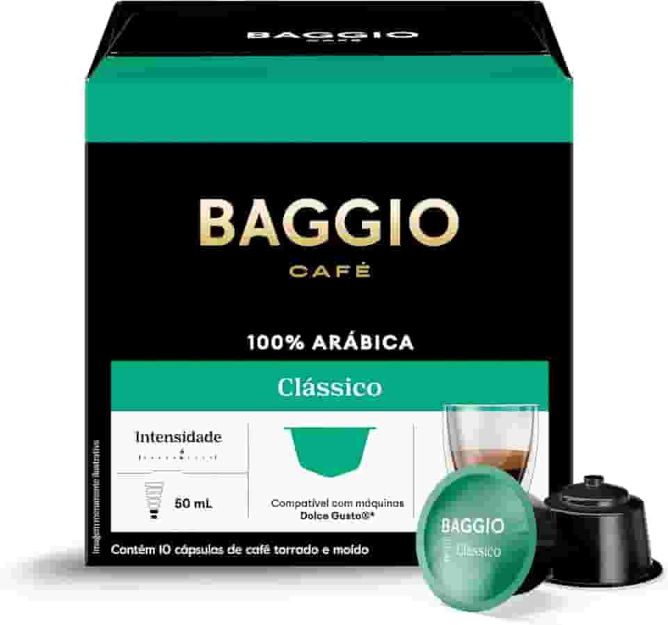 Baggio Café Cápsulas De Café Clássico Compatível Com Dolce Gusto Contém 10 Cápsulas