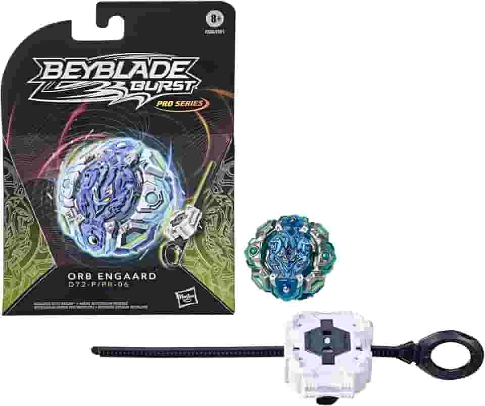 Jogo Pião Beyblade Burst Pro Series Orb Engaard - Kit Inicial - Pião de batalha tipo defesa e lançador - F2333 - Hasbro