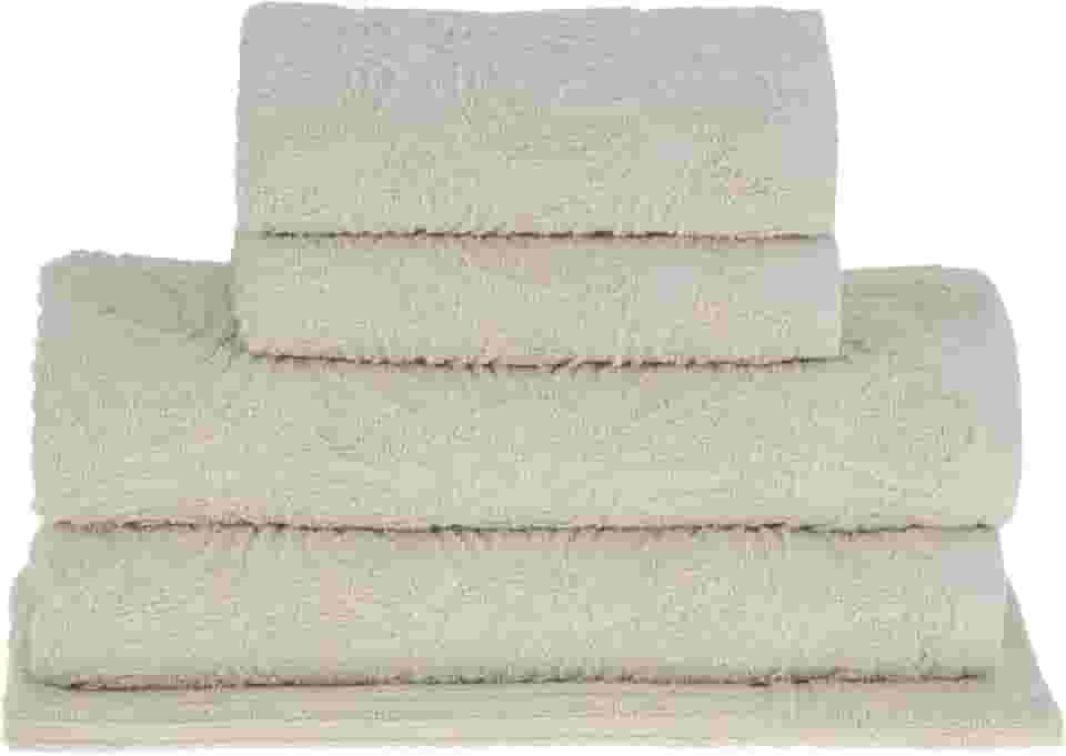 Buddemeyer Jogo de toalhas Florentina Banho Bege 5 peças