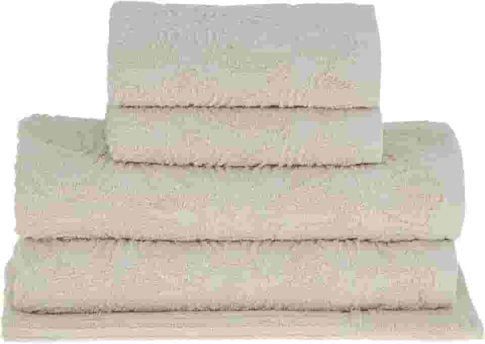 Buddemeyer Jogo de toalhas Florentina Banho Bege 5 peças