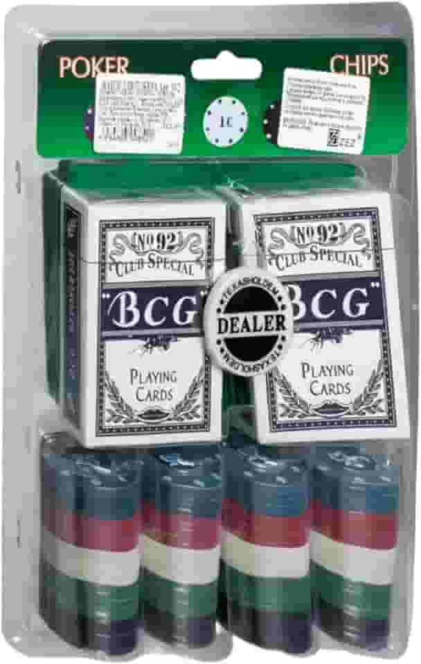 Kit Jogo de Poker Completo Profissional 100 Fichas Numeradas Dealer 2 Baralhos