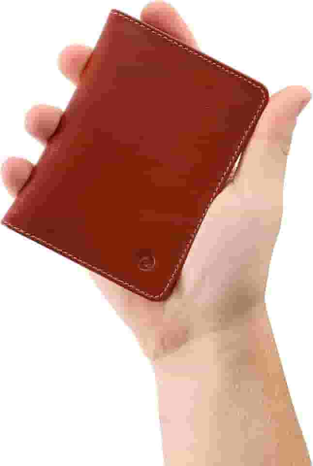 Carteira Masculina Couro Legítimo Proteção RFID RG CNH Cartões Notas Couro50 620