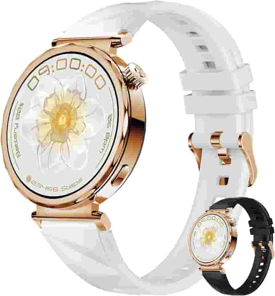 Smartwatch feminino Relógio inteligente Digital de 1.32" Full Touch com rastreador de condicionamento físico, atende/faz chamadas com mais de 120 modos esportivos,Compatível com Android iOS