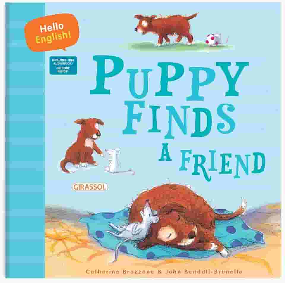 Hello English - Puppy Finds a Friend: Com QR Code