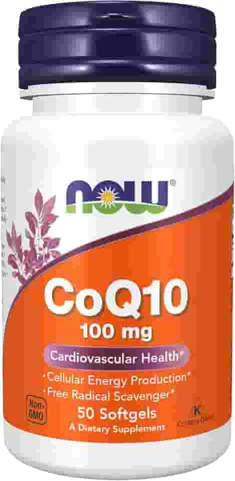 Coq10 100mg (50 softgels) - Now Sports
