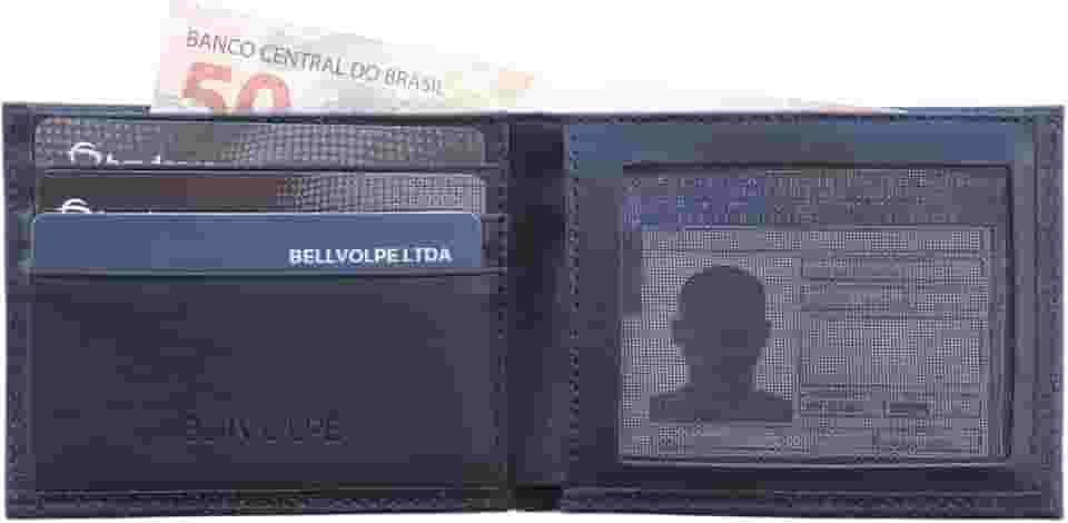 Carteira Masculina Horizontal Doc Couro Legítimo