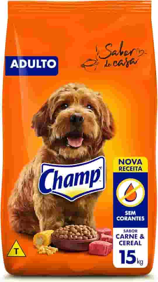 Ração Champ Carne e Cereal Para Cães Adultos 15 kg