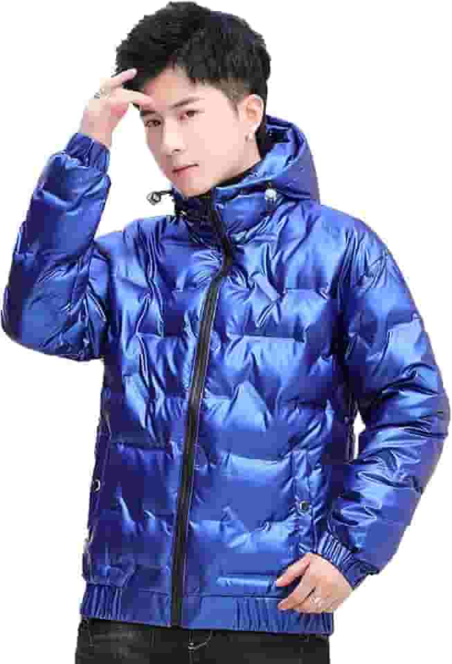 Casaco de inverno masculino jaqueta acolchoada grossa quente parka jaquetas com capuz jaqueta masculina leve ao ar livre