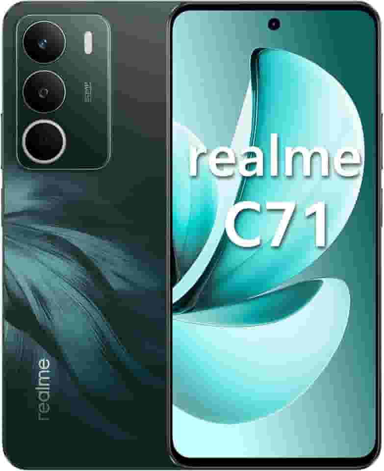 Celular Realme C71 4G Smartphone 4GB RAM 128GB ROM Dual SIM (Verde)