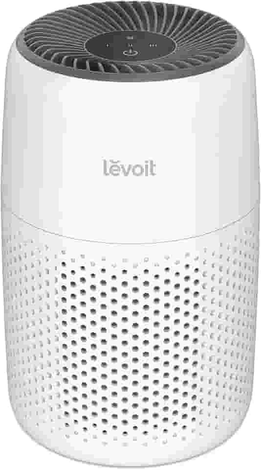 LEVOIT Purificador de ar para quarto doméstico, filtro de ar HEPA ultra silencioso com esponja de fragrância e 3 velocidades para dormir melhor, alergias, poeira, odor, animais de estimação, fumaça,