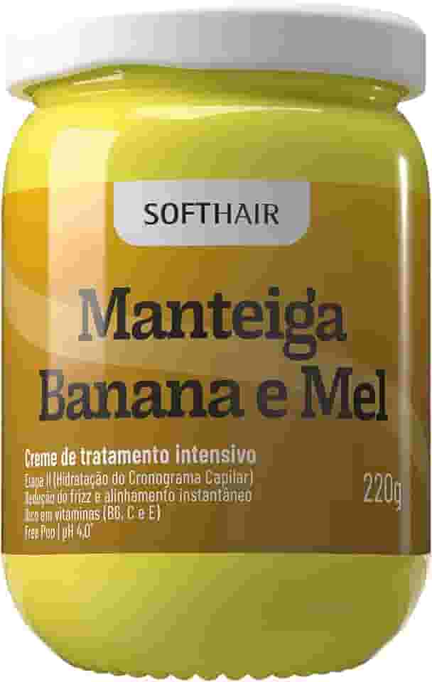 Soft Hair Creme Manteiga De Banana E Mel