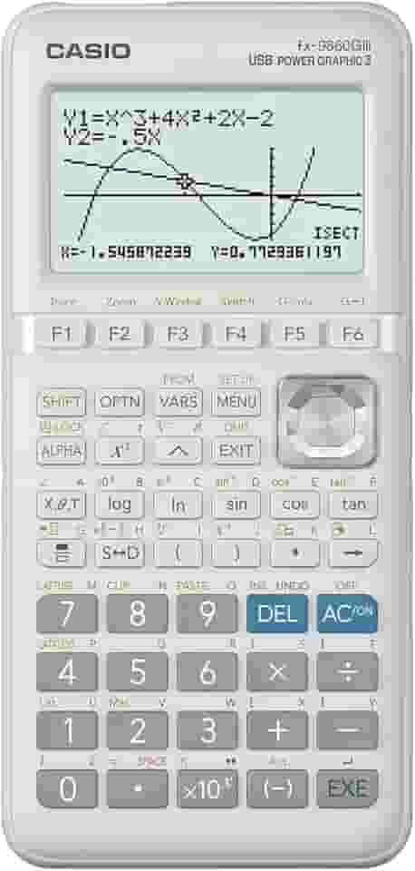 Calculadora gráfica Casio FX-9860GIII com Python, 2.900 funções e interface com PC via USB