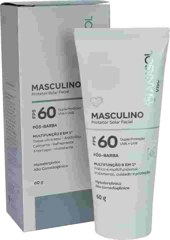 Anasol Protetor Solar Facial Masculino FPS60 60g