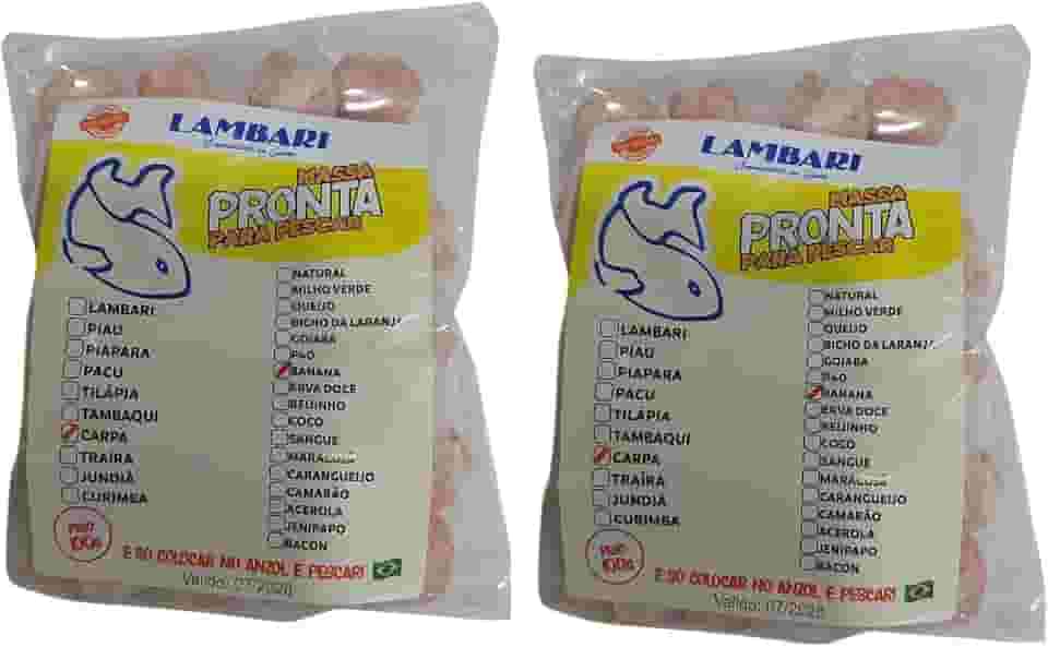 Kit 2 Isca De Pesca Massa De Pesca Natural Pronta Para Carpa