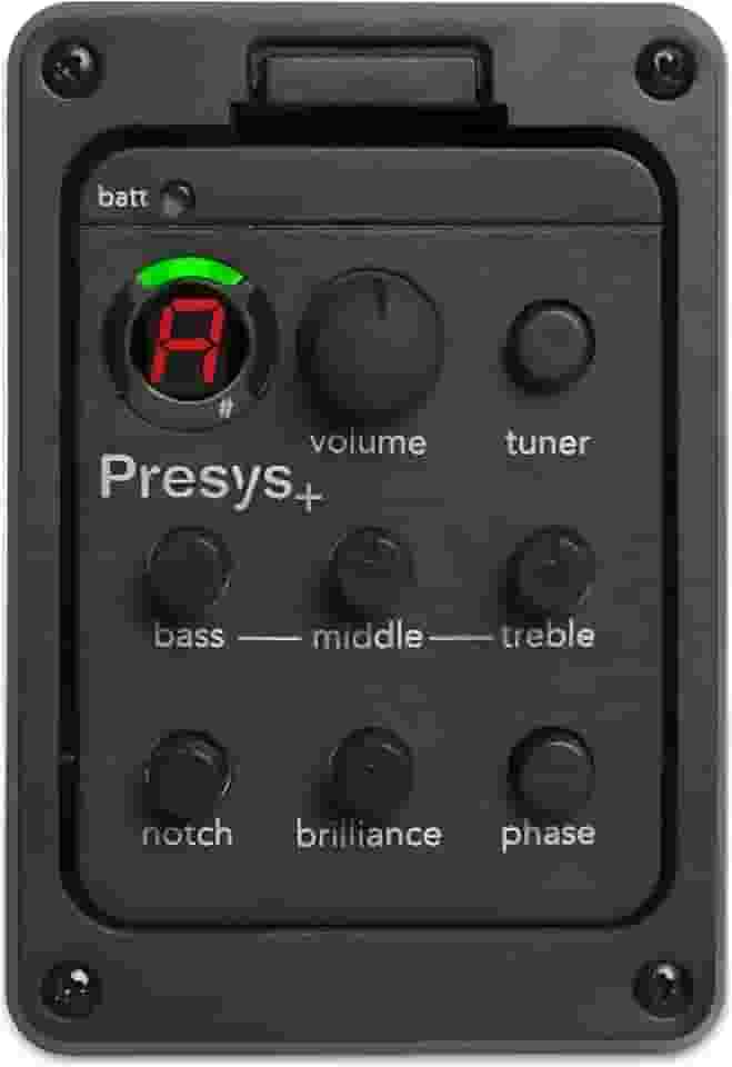 Fisherman captador de guitarra EQ equalizador de caixa elétrica 301 acessórios de guitarra captador folk afinador LCD