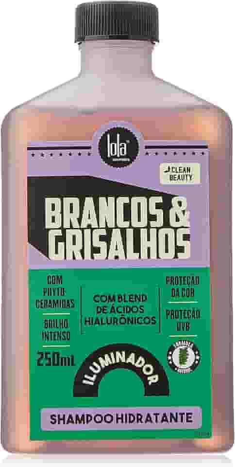 Brancos e Grisalhos Shampoo Hidratante 250ml , Lola Cosmetics