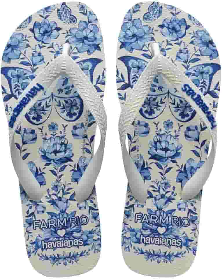 Chinelo Havaianas Farm Jardim de Porcelana