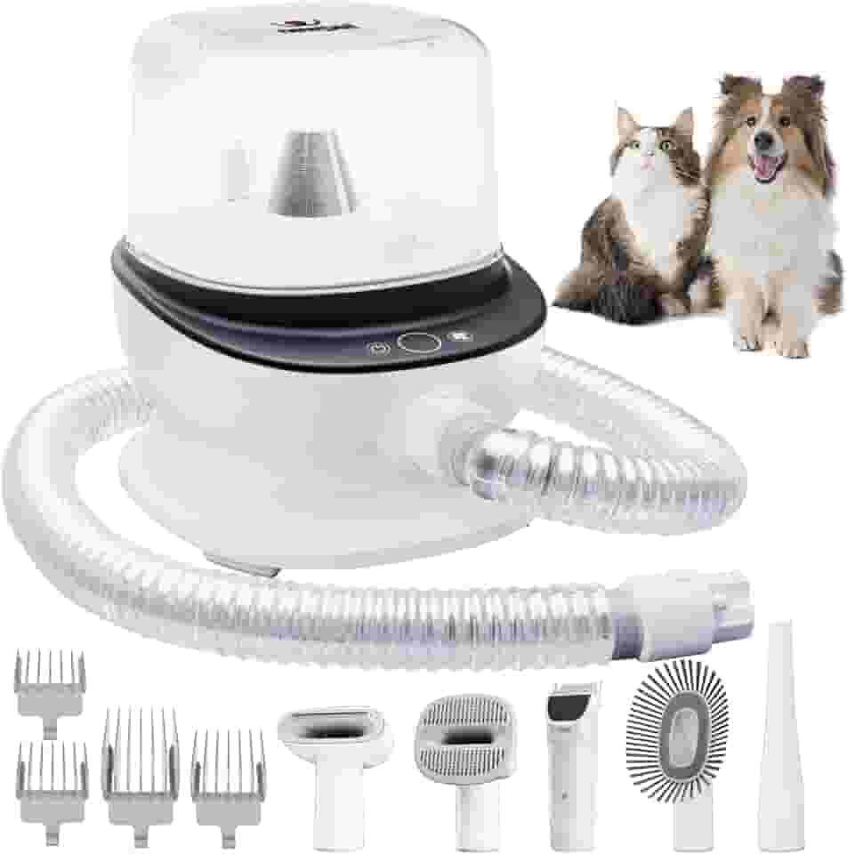 NP3 Pro 5 em 1 Aspirador de Pó para Animais de Estimação, Kit de Higiene para Cães Com 4 Ferramentas de Higiene