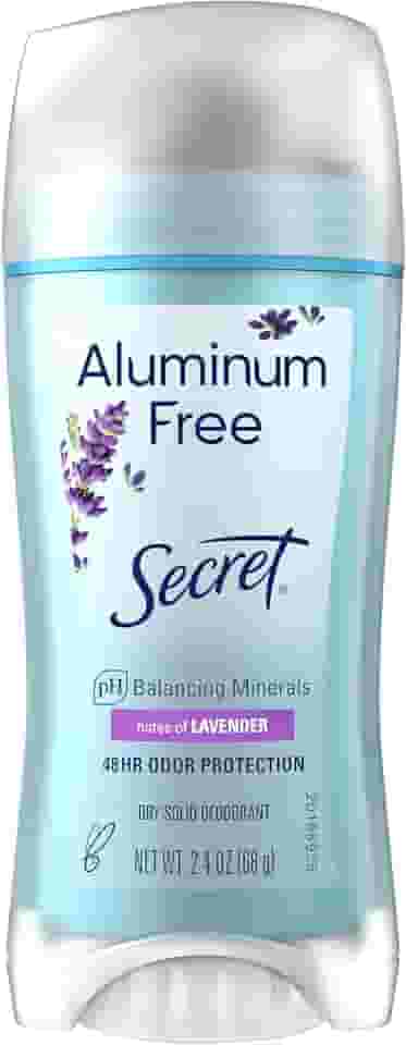 Desodorante Secret sem aluminio