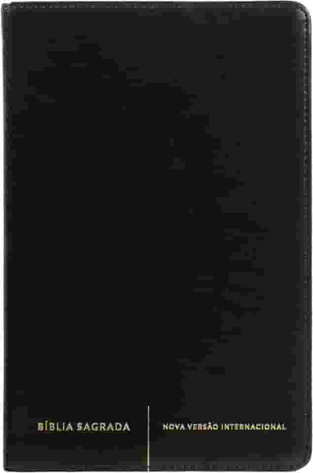 Bíblia Sagrada Slim NVI, Luxo, Capa Preta