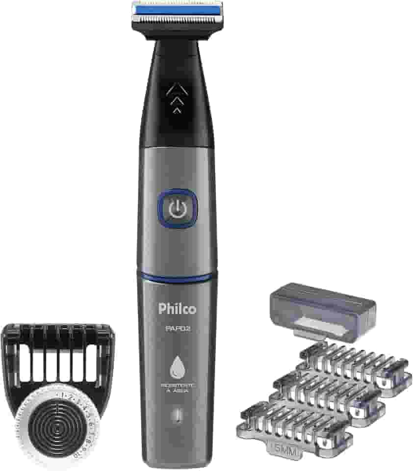 Aparador de Pelos Philco Bivolt 7 Acessórios USB PAP02