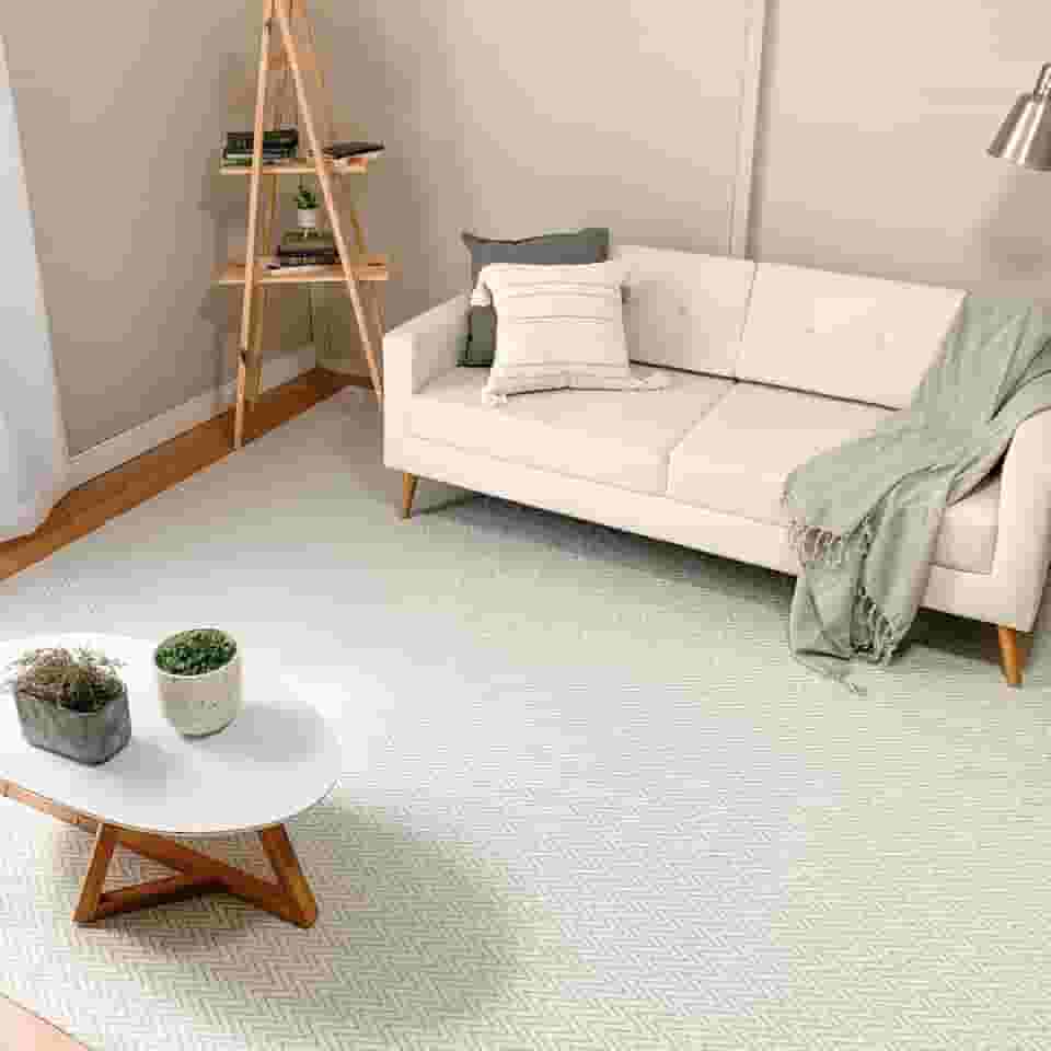 Tapete Algodão 2,50 x 3,00 Antiderrapante Sala Quarto Cru Cinza Sem Pelo Artesanal de Tear Boho Moderno (Cinza)