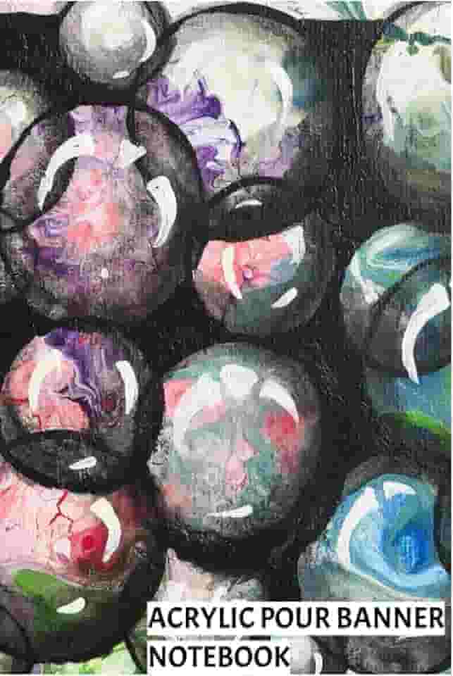 Acrylic Pour Banner Notebook