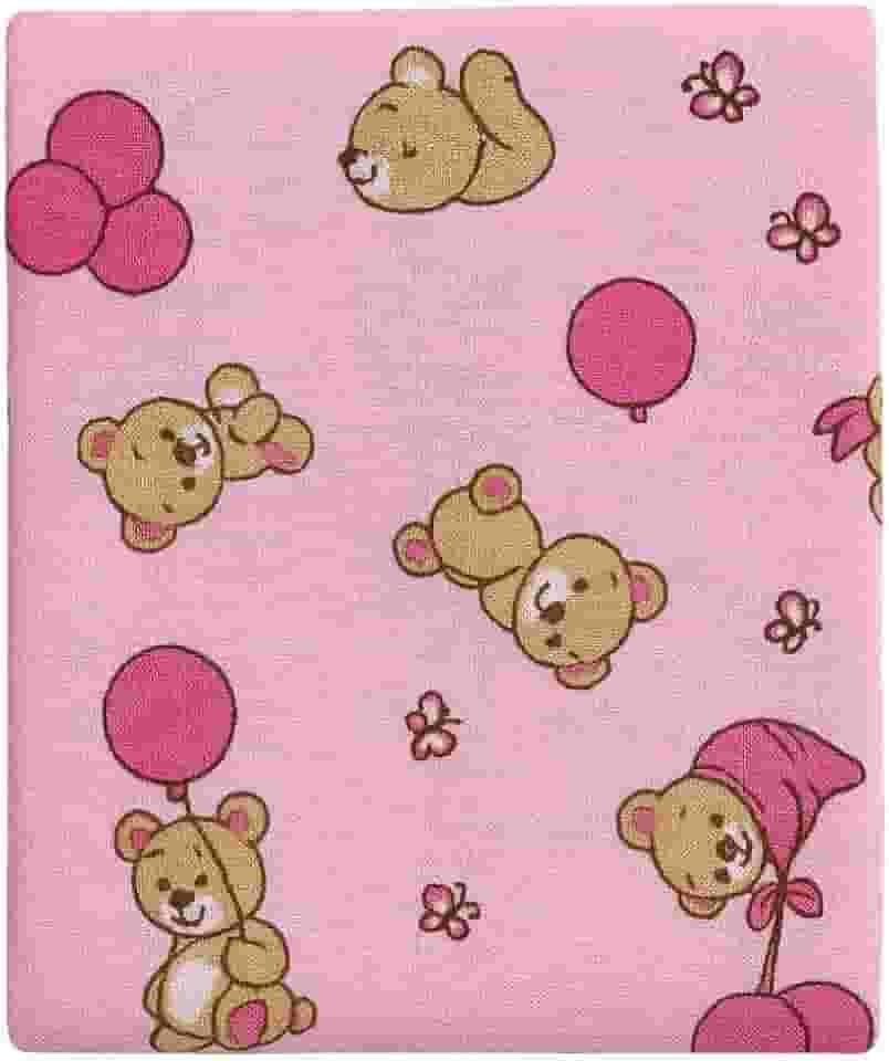 Toalha de Banho com Capuz Bebê 100% Algodão – Macia, Absorvente e Confortável p/Recém-Nascido e Criança (Rosa)