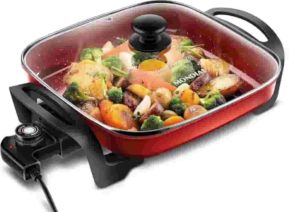 MONDIAL Panela Elétrica Multicook Premium, 220V, 1200W, Preto - PE-49-RC