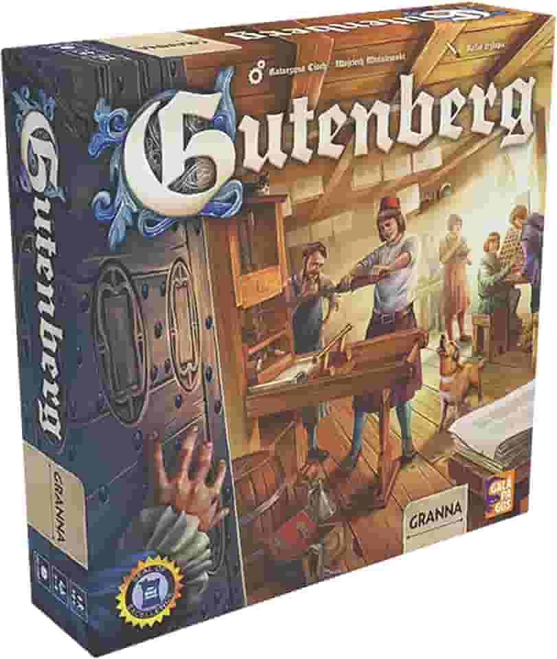 Galápagos, Gutenberg, Jogo de tabuleiro,1 a 4 jogadores, 14+, 60-120 min e Competitivo.