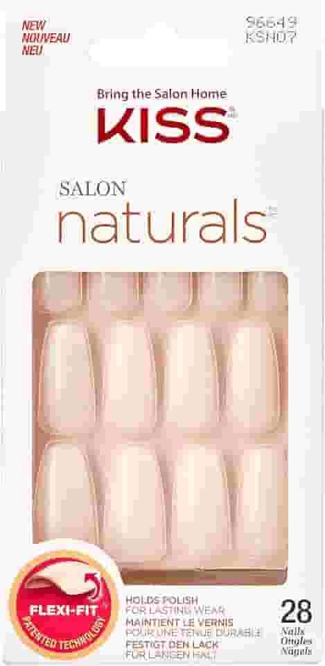 Unha Salon Natural Bailarina, KISS NEW YORK, Natural