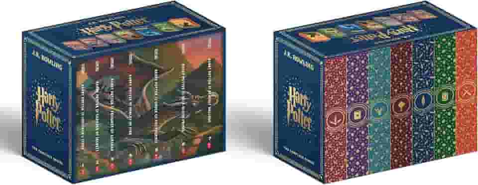 Harry Potter Paperback Box Set Books 1-7 (Deluxe Edition with Stenciled Edges)