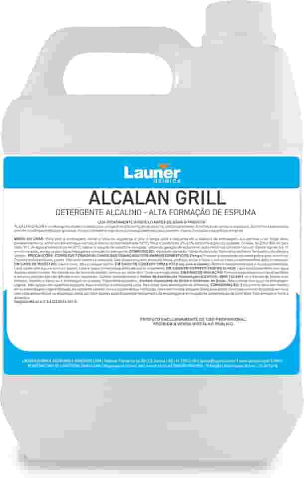 Alcalan Grill Limpador Desengordurante para Cozinha para Fogões, Grelhas e Churrasqueiras - Launer 5L