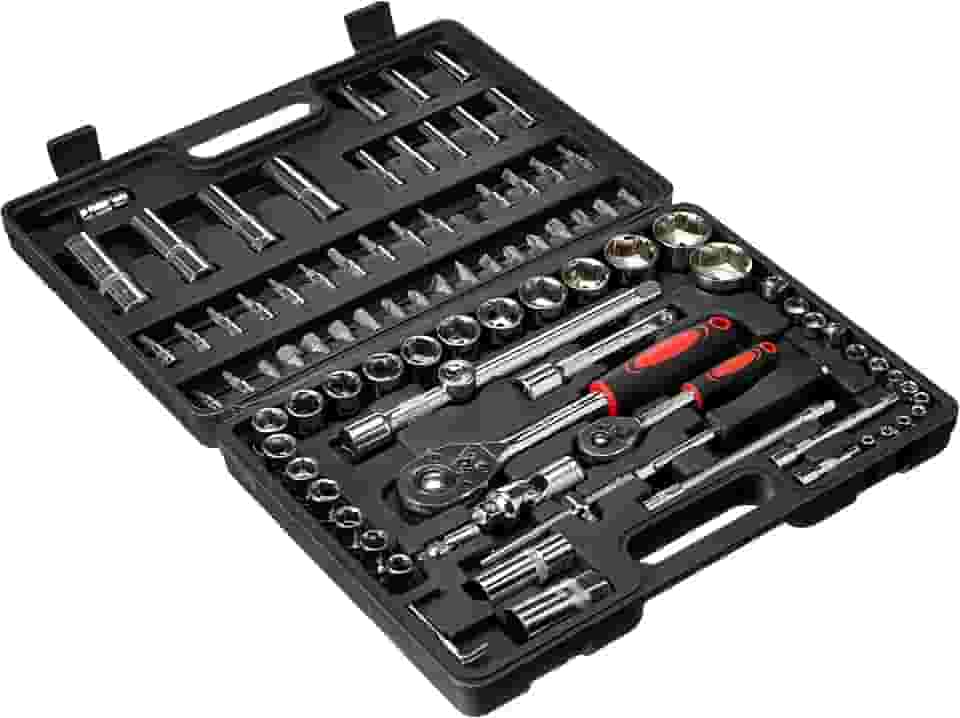 Kit de Ferramentas Catraca 94 Peças Reversível