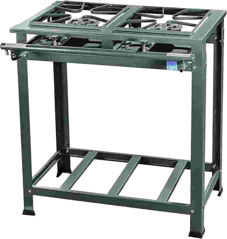 Fogão Industrial Eco N; e 2 Bocas 30 x 30 Alta Pressão, Tron, Grafite