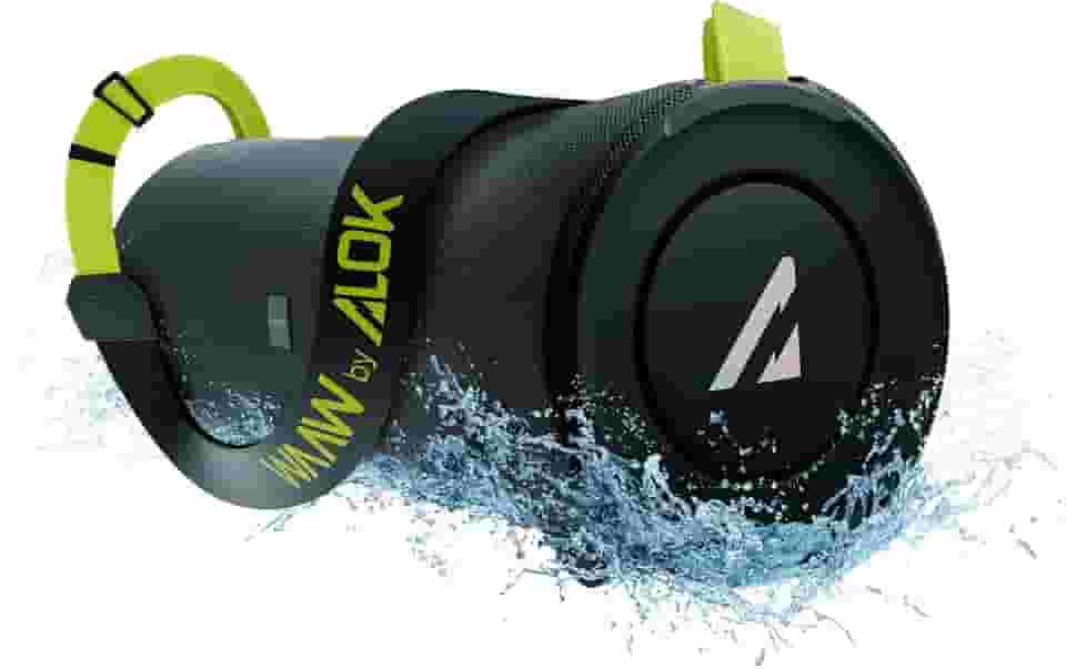 WAAW by ALOK Caixa de Som BOOM 100SB Bluetooth, IPX7 À Prova D'Água, Até 20h de Autonomia, Tecnologia TWS, 40W RMS