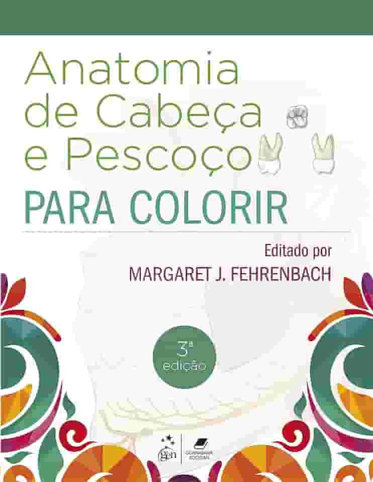 Anatomia de Cabeça e Pescoço para Colorir