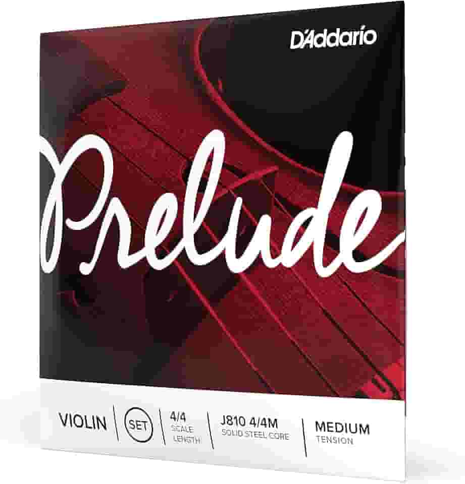 Encordoamento Para Violino Tensão Média D'Addario Bowed Prelude J810 4/4M