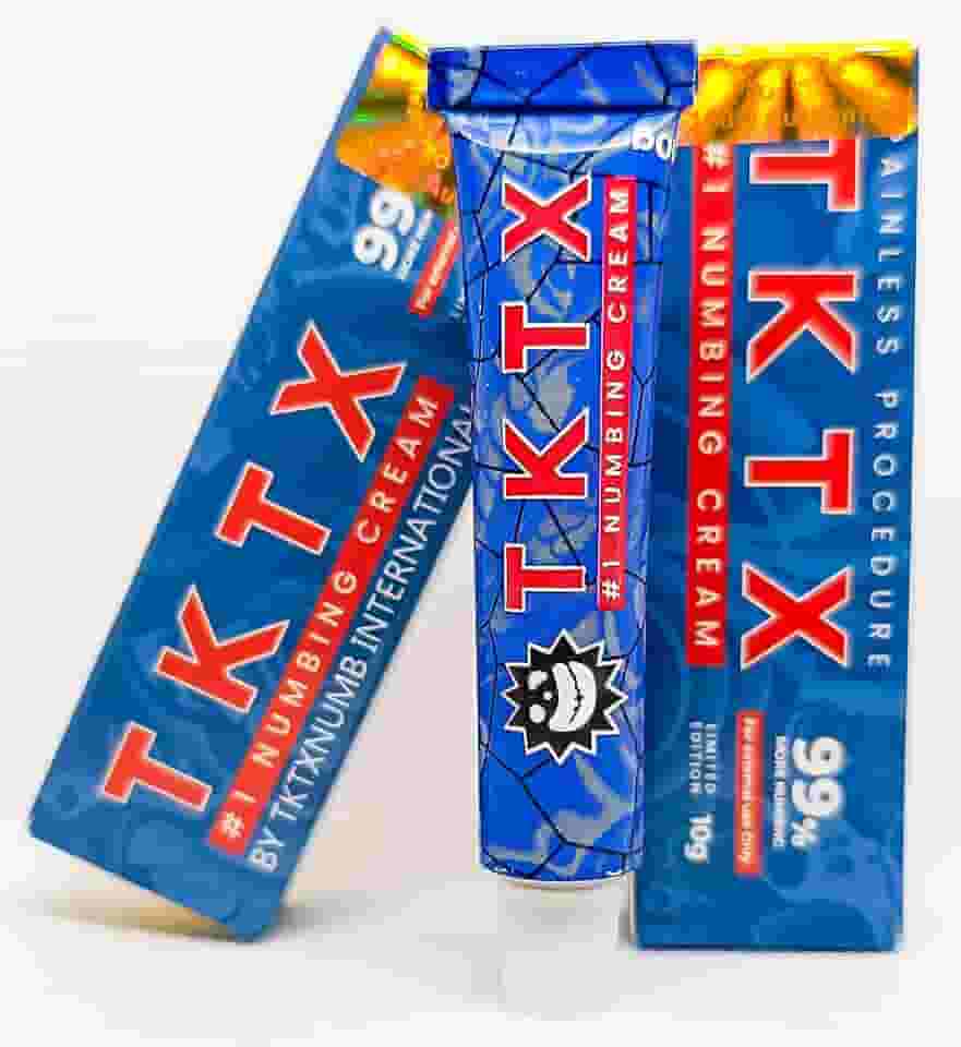 Pomada Tatuagem e estética TK-TX NUMBING AZUL 99% 10G