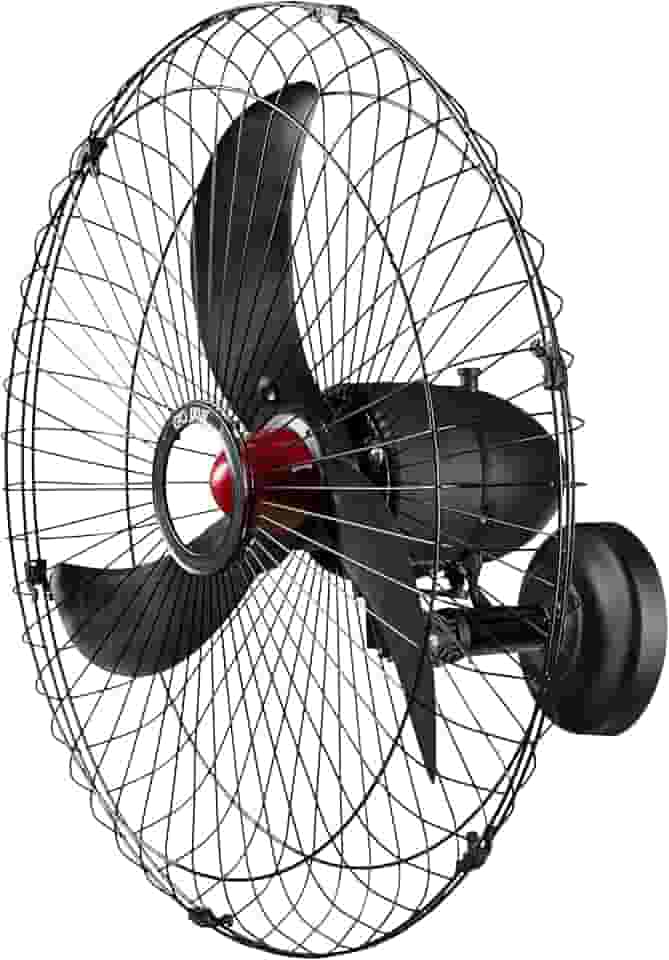 Ventilador Oscilante de Parede 70 cm Preto Bivolt